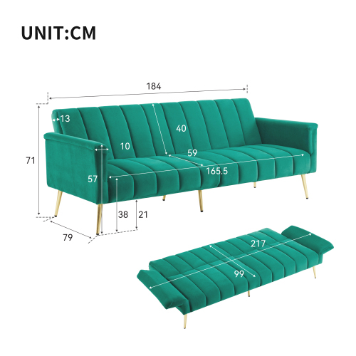 Klappbares Schlafsofa-OKWISH