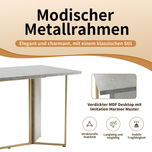 Moderner Esstisch im minimalistischen Stil-OKWISH