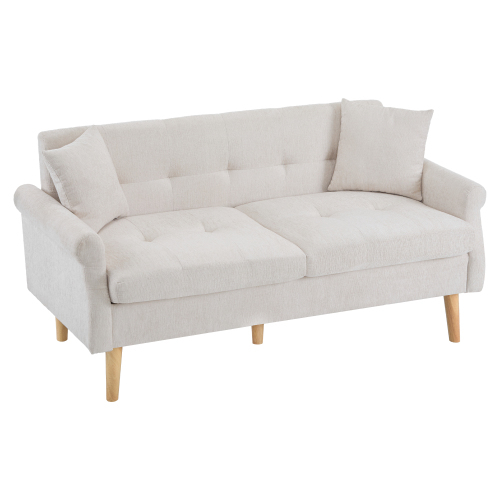Gepolstertes Zweisitzersofa im modernen Design-OKWISH