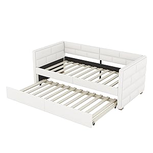minimalistischer Stil、Rollen、ausziehbares Bett,bequem