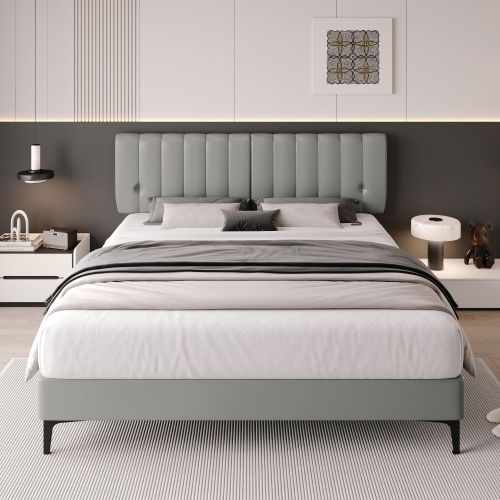 Modisches PU-Polsterbett-OKWISH