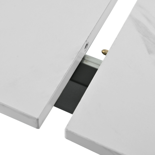 Ausziehbarer Esstisch mit Marmormuster-OKWISH