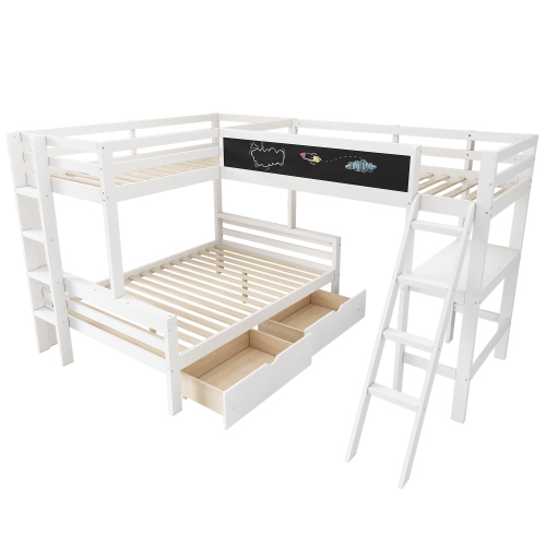 Hochbett aus Kiefernholz-OKWISH