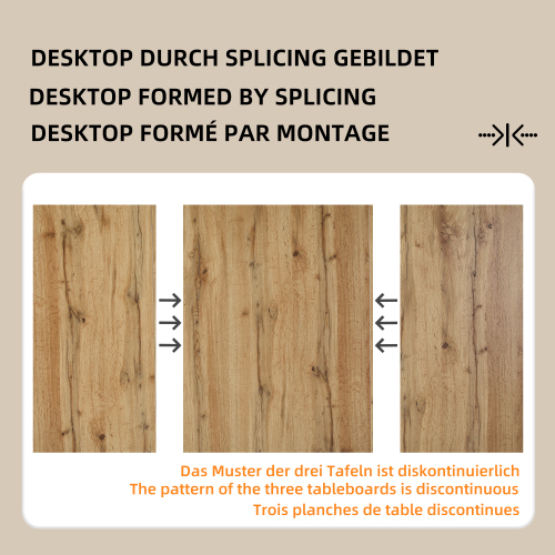 Moderner Esstisch aus Holz für die Küche-OKWISH