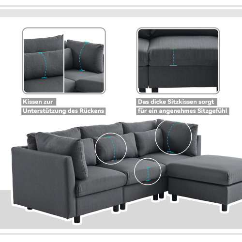 Polstersofa im modernen Design-OKWISH
