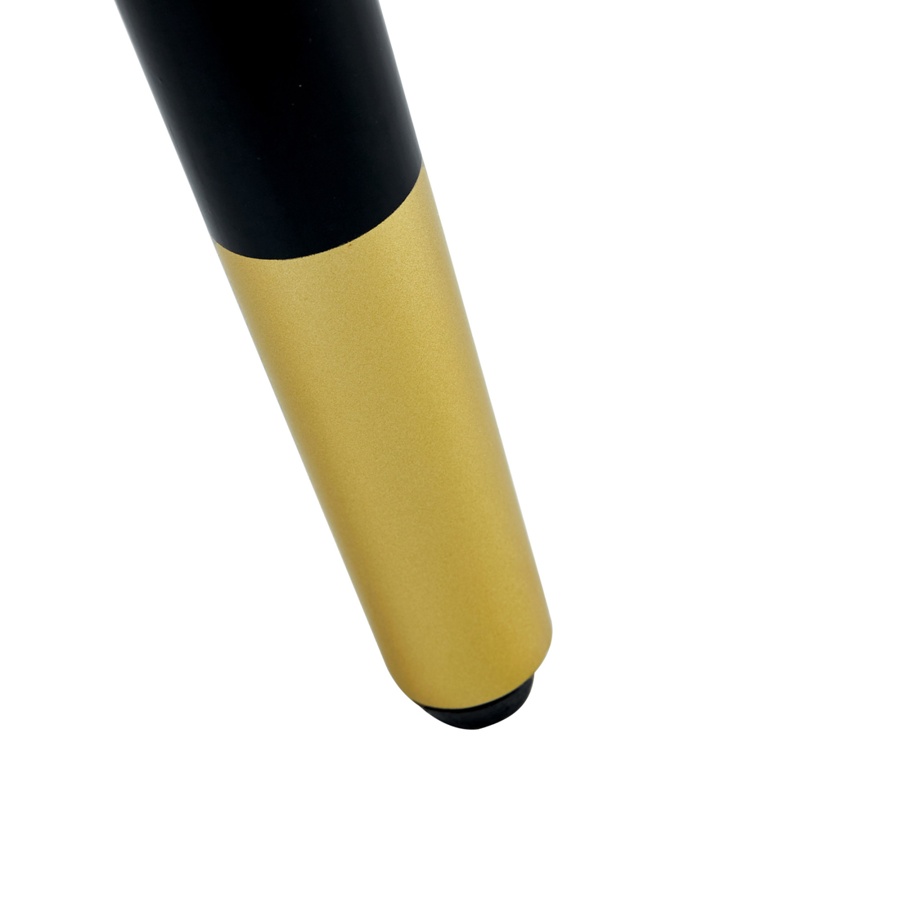 OKWISH White PU Dining Chairs Set with Black Metal Legs