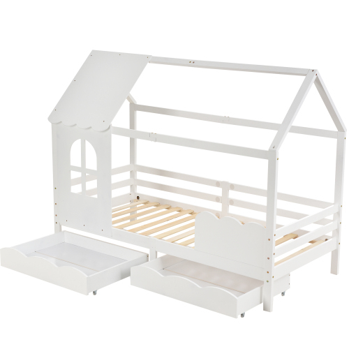 Kinderbett aus Massivholz-OKWISH