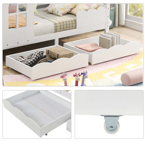 Kinderbett aus Massivholz-OKWISH