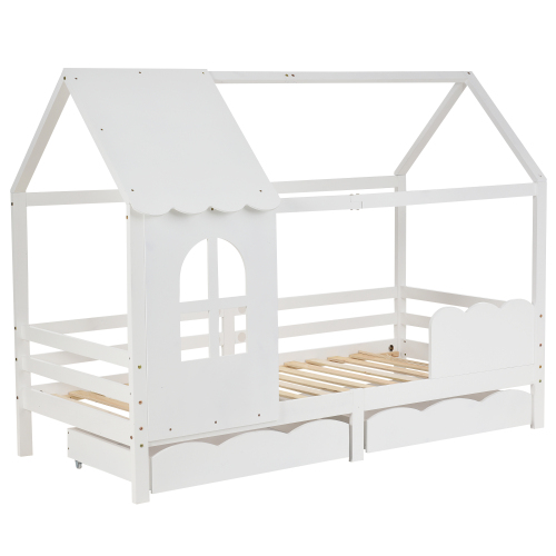 Kinderbett aus Massivholz-OKWISH