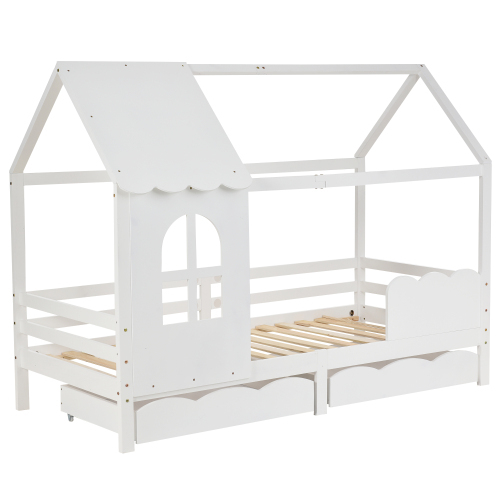Kinderbett aus Massivholz-OKWISH