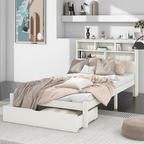 Doppelbett aus Massivholz-OKWISH
