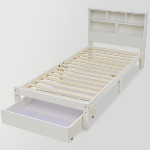 Doppelbett aus Massivholz-OKWISH