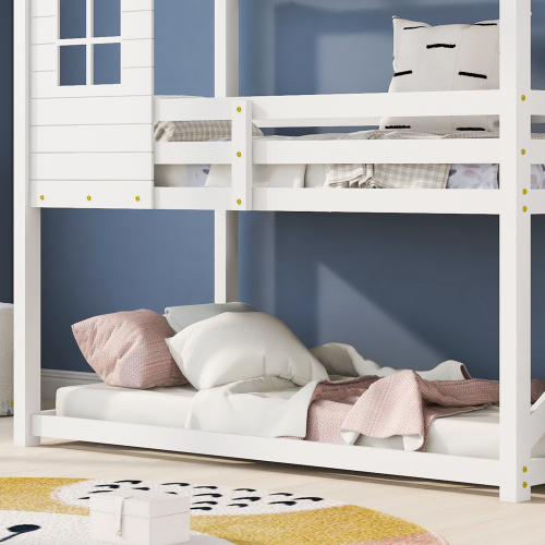 Etagenbett mit Ecktreppe-OKWISH