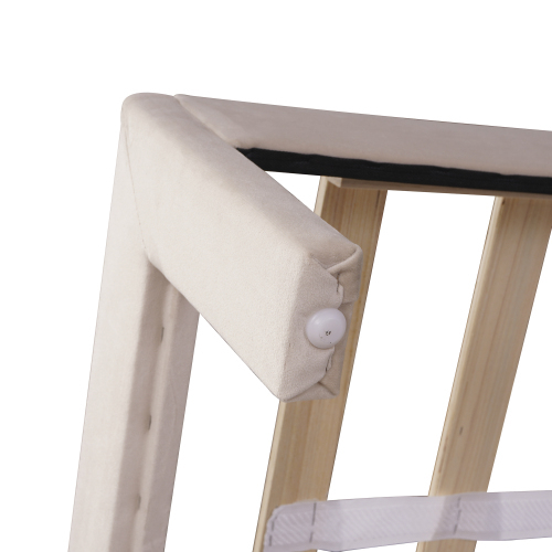 Hautfreundliches Doppelbett aus Samtstoff-OKWISH