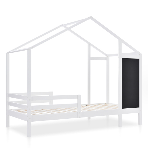 Kinder-Hausbett aus Massivholz-OKWISH