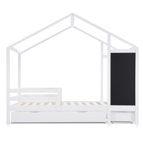 Kinder-Hausbett aus Massivholz-OKWISH