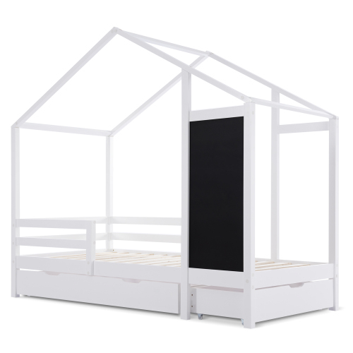 Kinder-Hausbett aus Massivholz-OKWISH