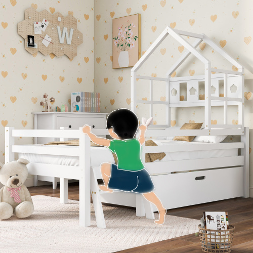 Hochbett aus Massivholz-OKWISH