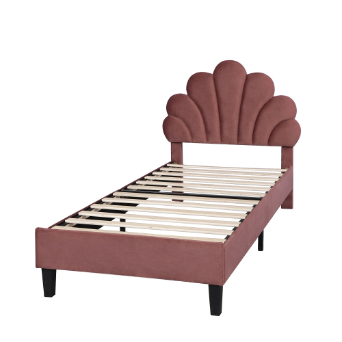Hautfreundliches Polsterbett mit Blumenmuster-OKWISH