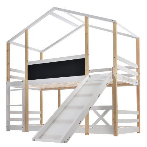 Kinderbett Baumhaus Hochbett mit Rausfallschutz-OKWISH