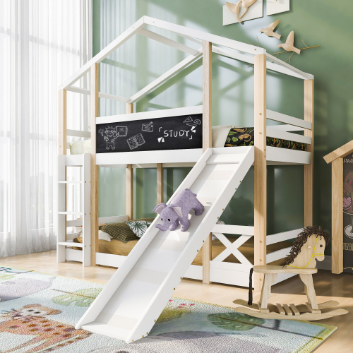 Kinderbett Baumhaus Hochbett mit Rausfallschutz-OKWISH