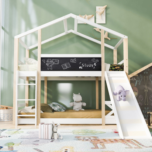 Kinderbett Baumhaus Hochbett mit Rausfallschutz-OKWISH