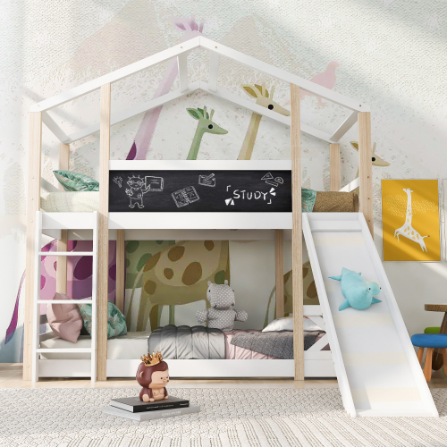 Kinderbett Baumhaus Hochbett mit Rausfallschutz-OKWISH