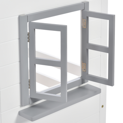 Etagenbett mit Armlehnen und Fenster-OKWISH