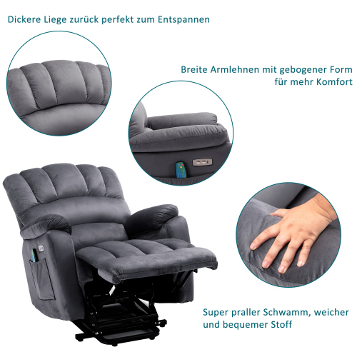 Elektrischer Massage-Freizeitstuhl-OKWISH