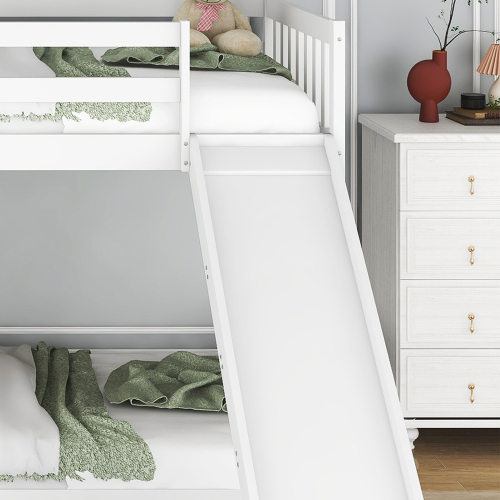 Etagenbett mit Treppe und Rutsche-OKWISH