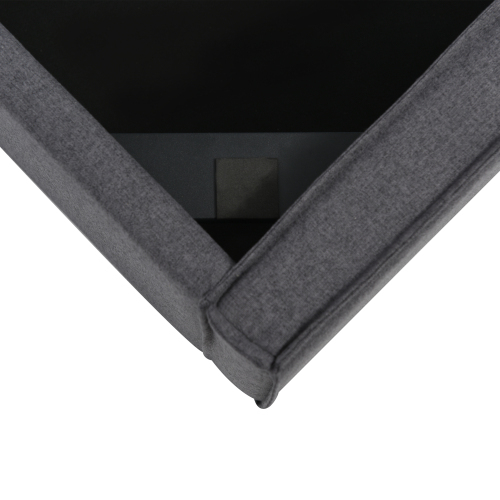Hydraulisch Doppelbett Polsterbett,Bett mit Lattenrost aus Metallrahmen