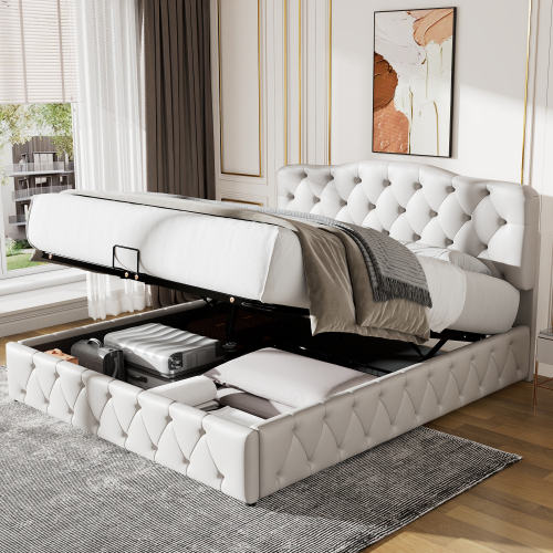 Polsterbett mit Lattenrost-OKWISH