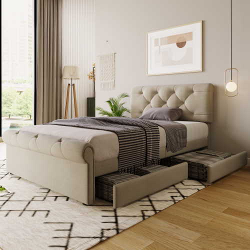 Chesterfield-Funktionsbett-OKWISH