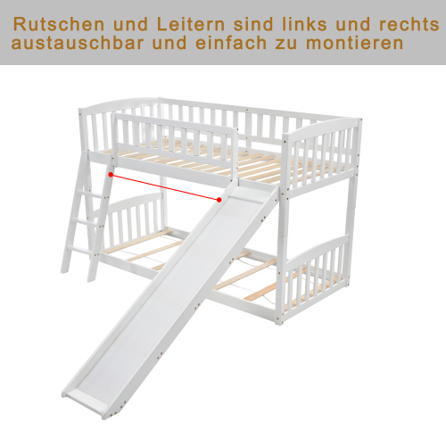 Etagenbett mit Rutsche-OKWISH