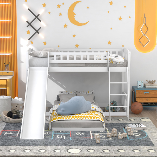 Etagenbett mit Rutsche-OKWISH