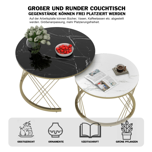 Moderner zusammensetzbarer Couchtisch-OKWISH