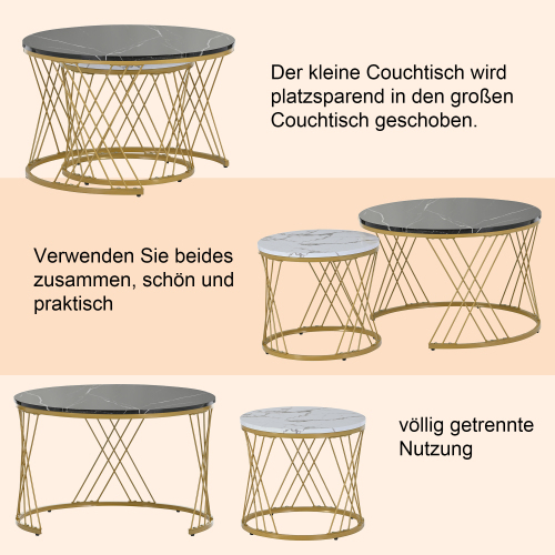 Moderner zusammensetzbarer Couchtisch-OKWISH