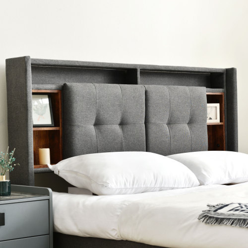 Gepolstertes Doppelbett-OKWISH