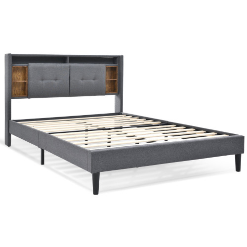 Gepolstertes Doppelbett-OKWISH