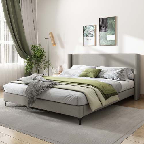 Polsterbett mit Lattenrost-OKWISH