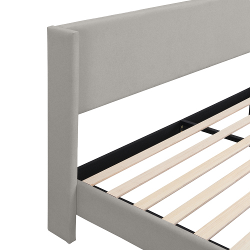 Polsterbett mit Lattenrost-OKWISH