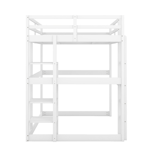 Hochbettgestell mit Stauraum-OKWISH