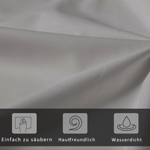 Gepolstertes Kopfteil und hydraulisches Doppelbett-OKWISH