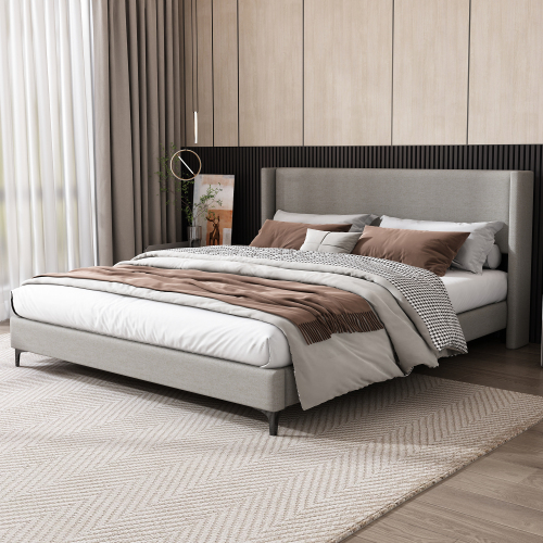 Polsterbett mit Lattenrost-OKWISH