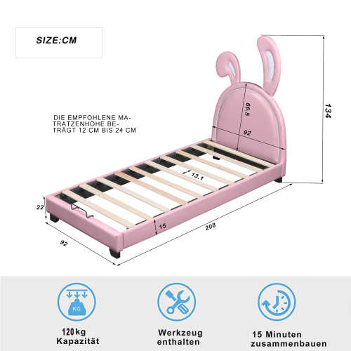 Weiches Bett in Hasenohrform-OKWISH