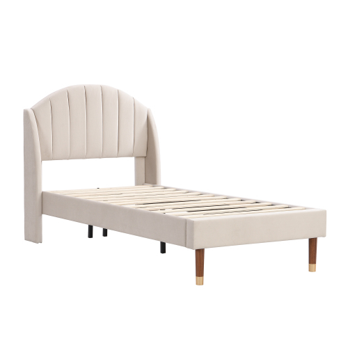 Einzelbett mit Lattenrost-OKWISH