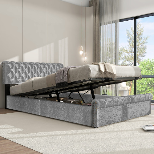 Doppelbett mit hydraulischer Funktion-OKWISH