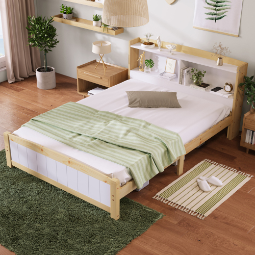 Kinderbett aus massivem Kiefernholz-OKWISH