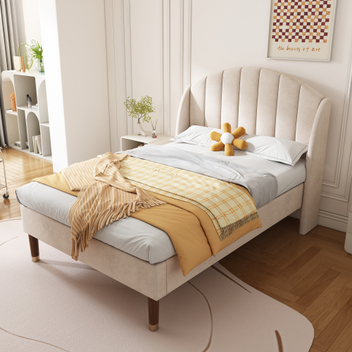 Einzelbett mit Lattenrost-OKWISH