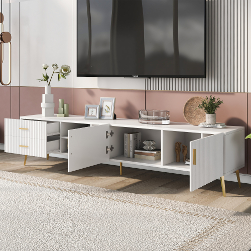 Moderner, modischer und einfacher multifunktionaler TV-Schrank-OKWISH